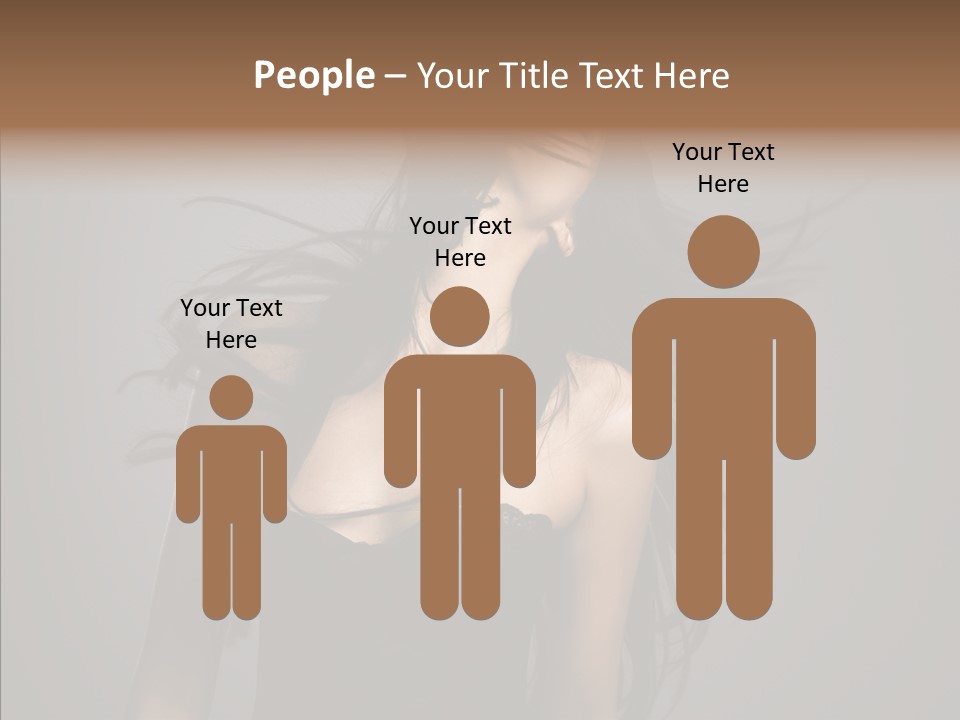 Colour Head Black PowerPoint Template