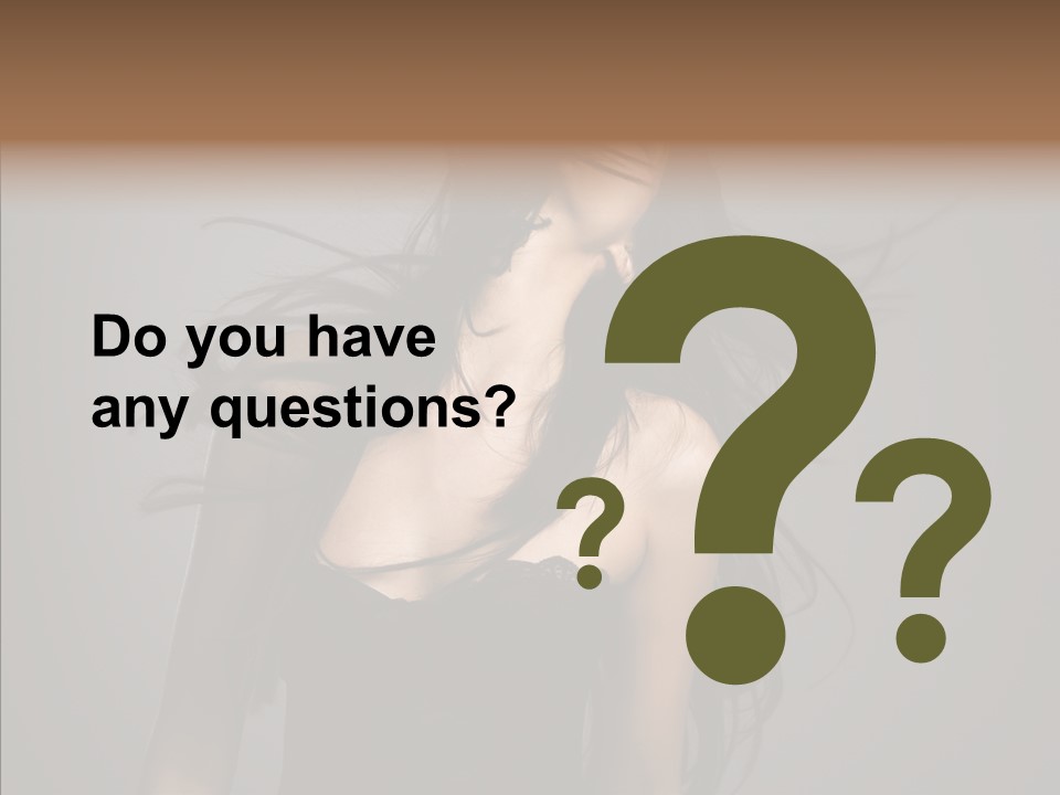 Colour Head Black PowerPoint Template