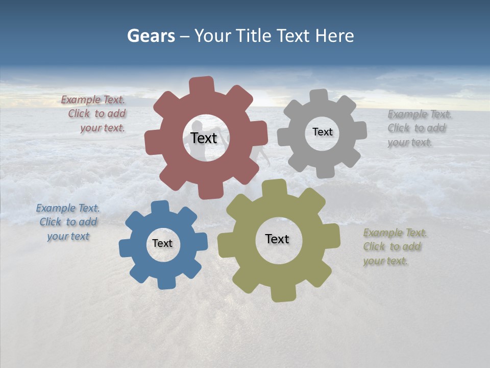 Computer Concept Connection PowerPoint Template