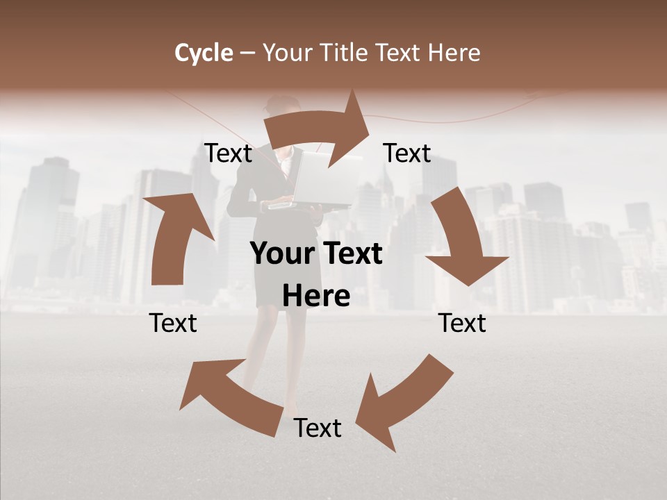 Computer Concept Connection PowerPoint Template