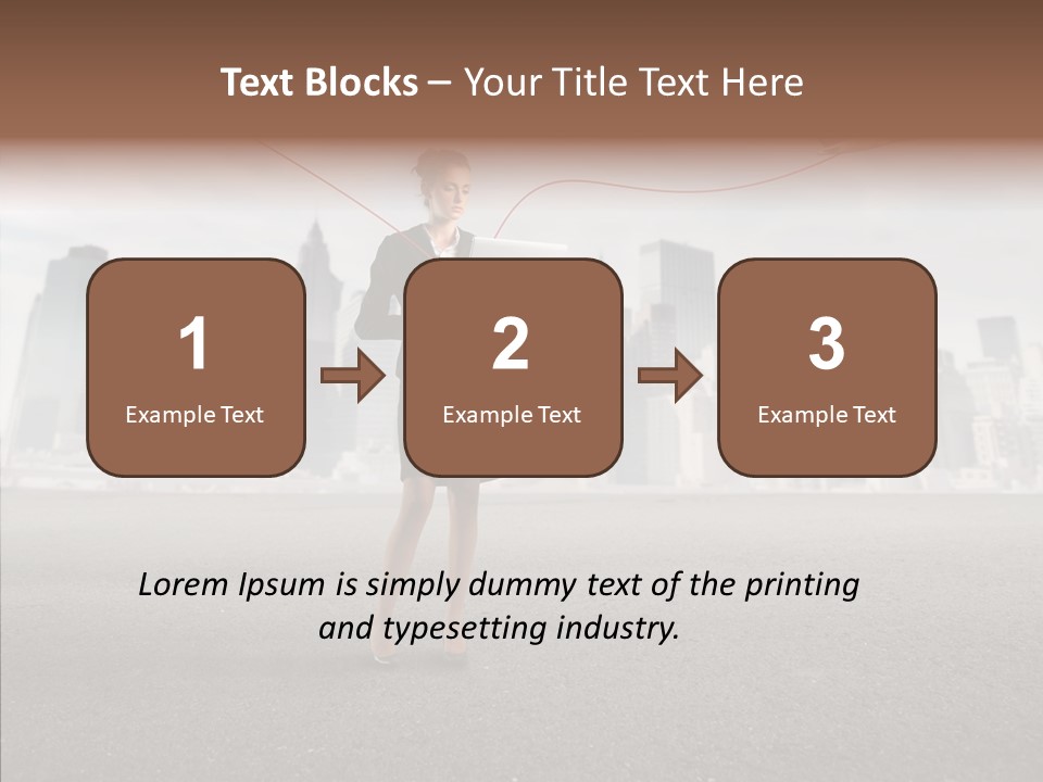 Computer Concept Connection PowerPoint Template