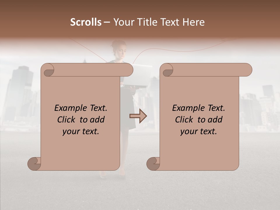 Computer Concept Connection PowerPoint Template