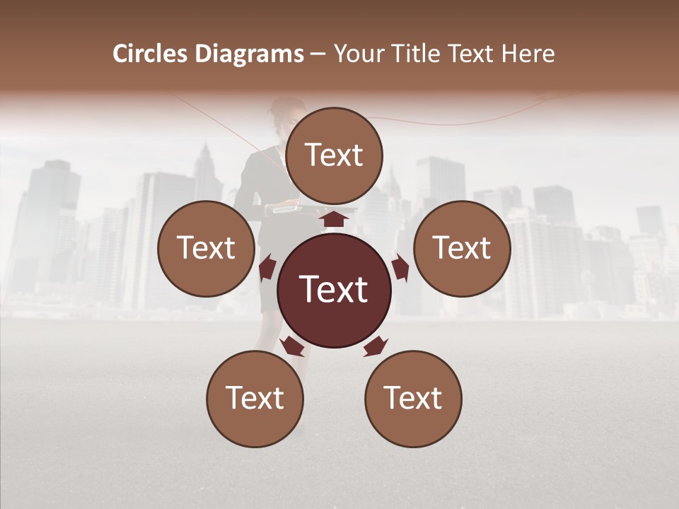 Computer Concept Connection PowerPoint Template