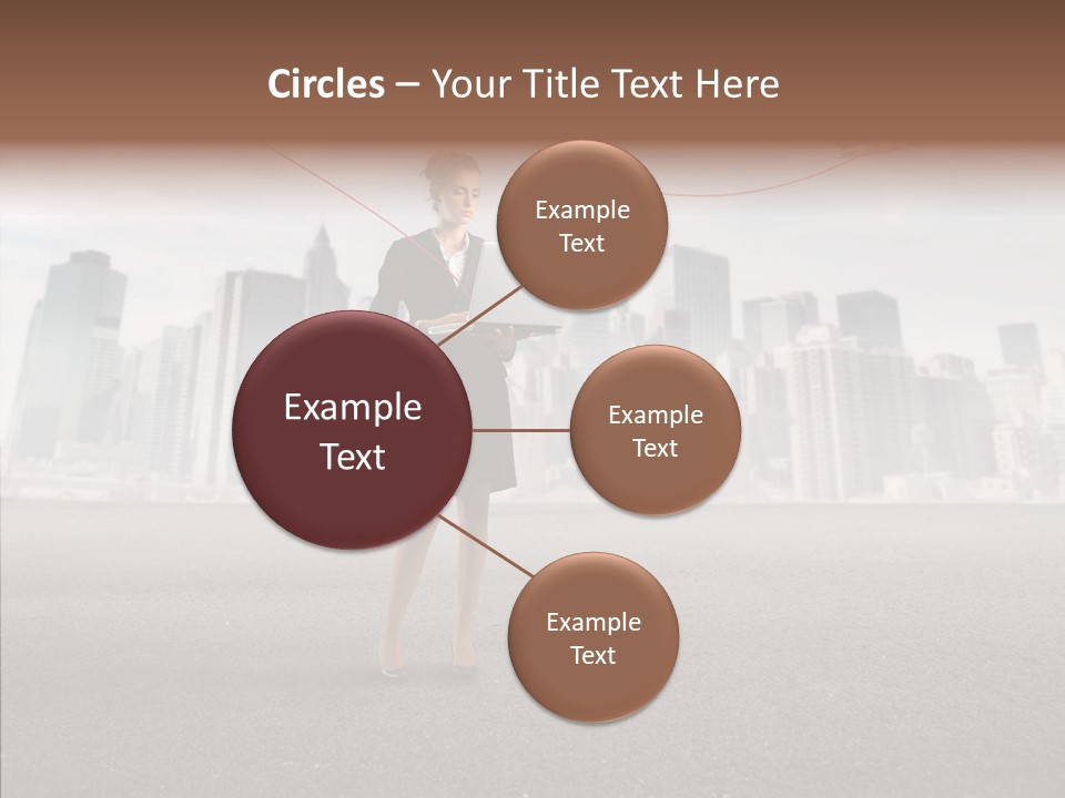 Computer Concept Connection PowerPoint Template