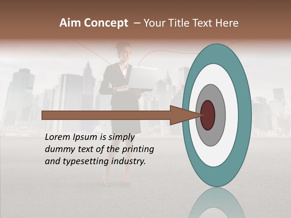 Computer Concept Connection PowerPoint Template