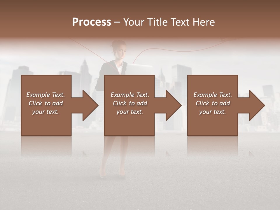 Computer Concept Connection PowerPoint Template