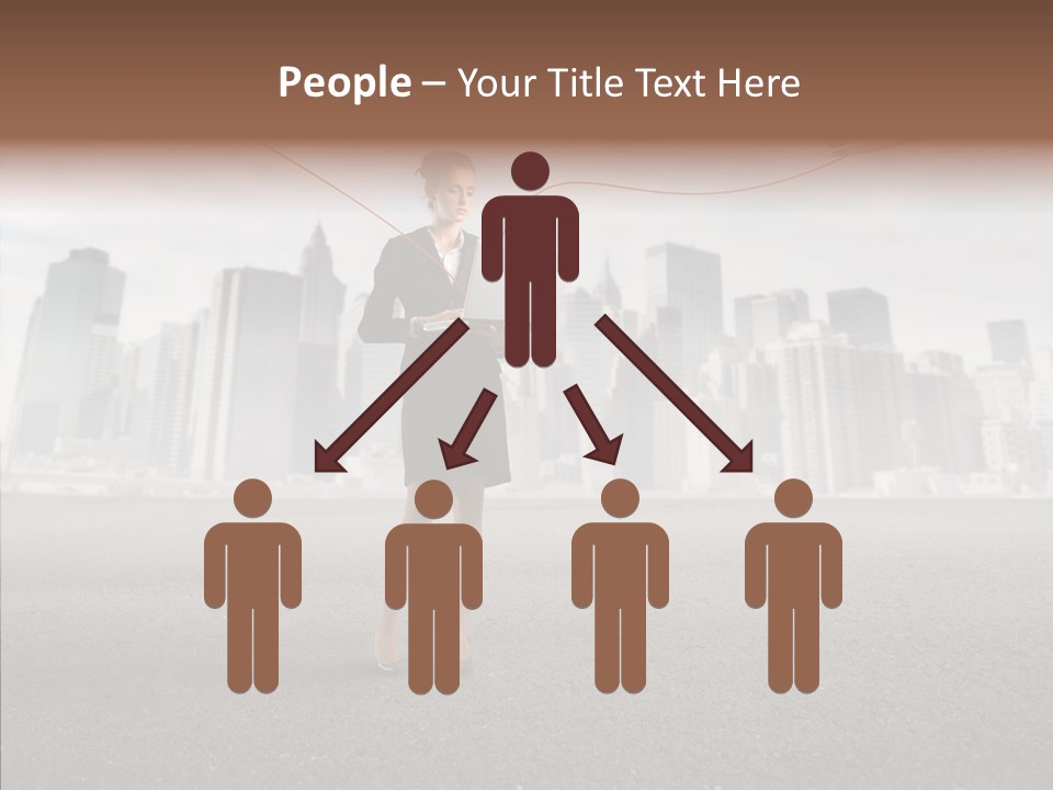 Computer Concept Connection PowerPoint Template