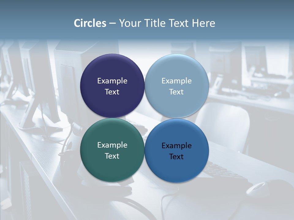 Lab Chairs Business PowerPoint Template
