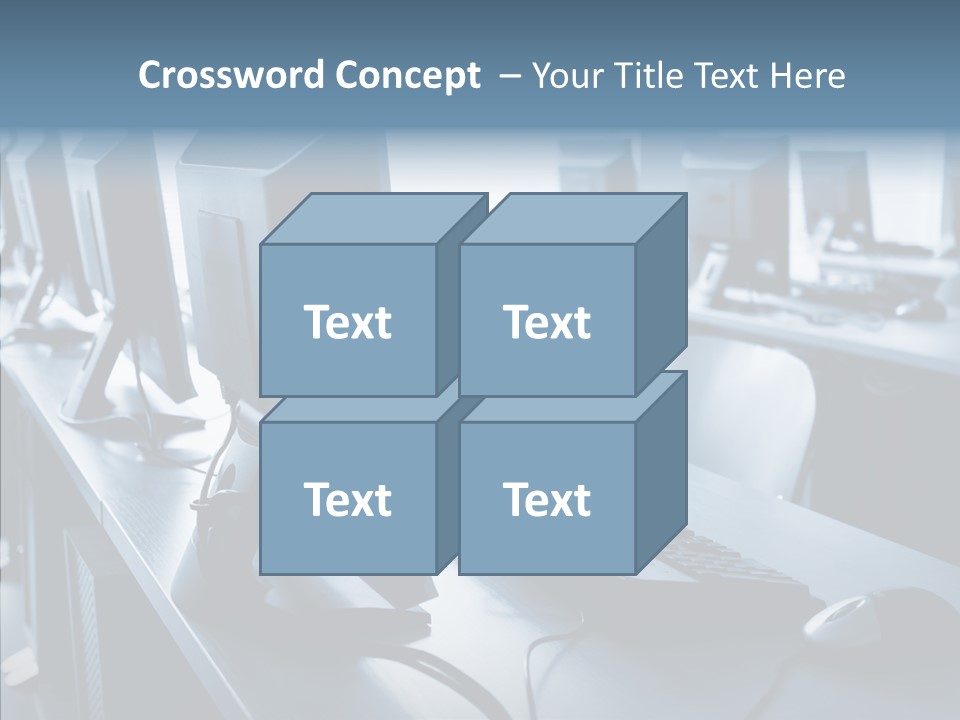 Lab Chairs Business PowerPoint Template
