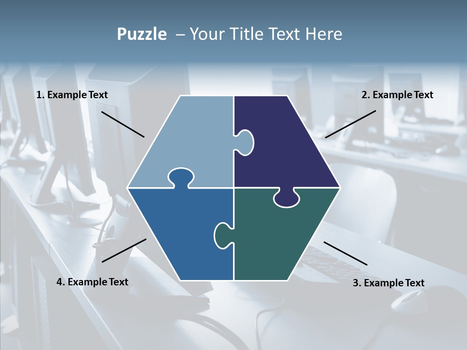 Lab Chairs Business PowerPoint Template
