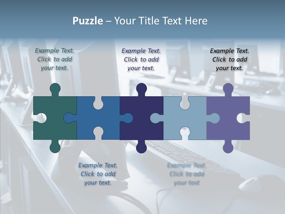 Lab Chairs Business PowerPoint Template