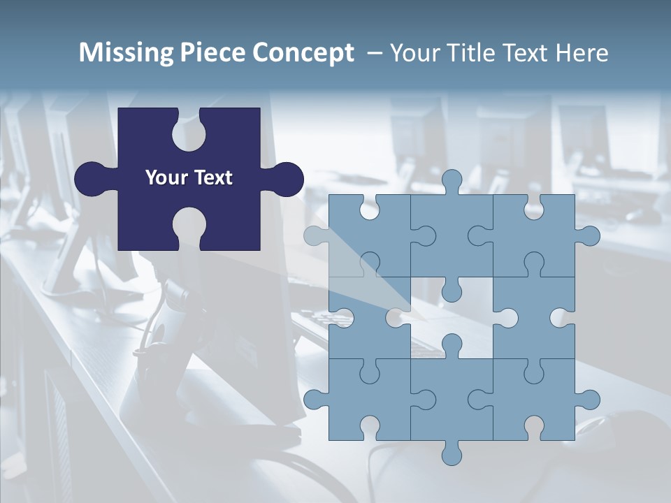 Lab Chairs Business PowerPoint Template