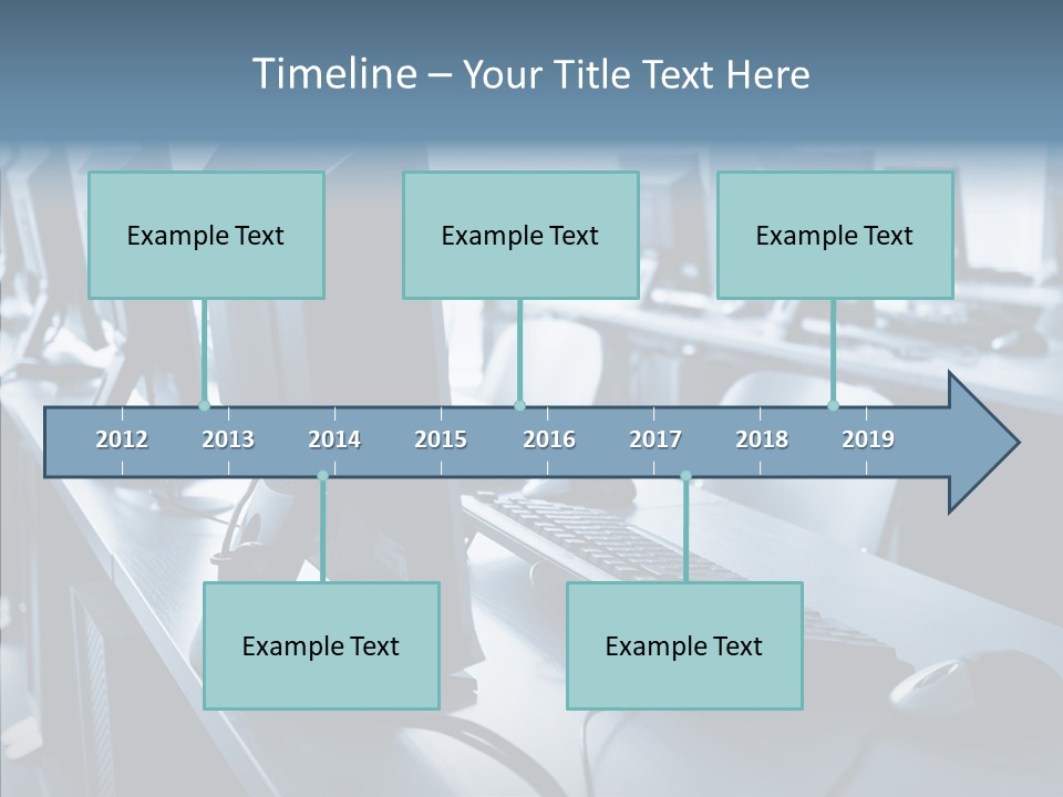 Lab Chairs Business PowerPoint Template