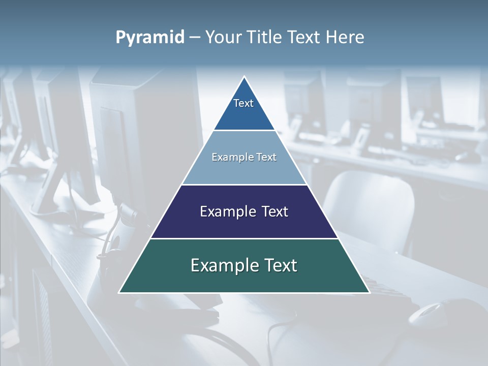 Lab Chairs Business PowerPoint Template