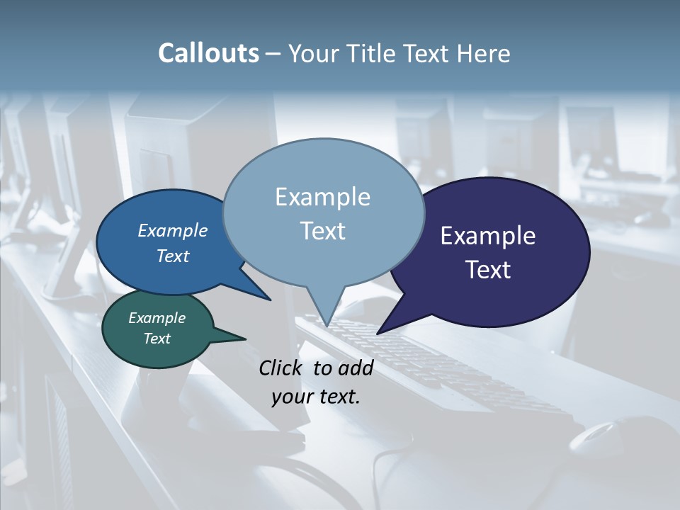 Lab Chairs Business PowerPoint Template