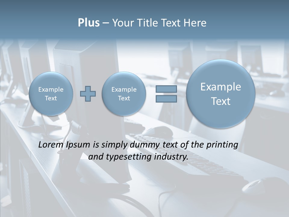 Lab Chairs Business PowerPoint Template