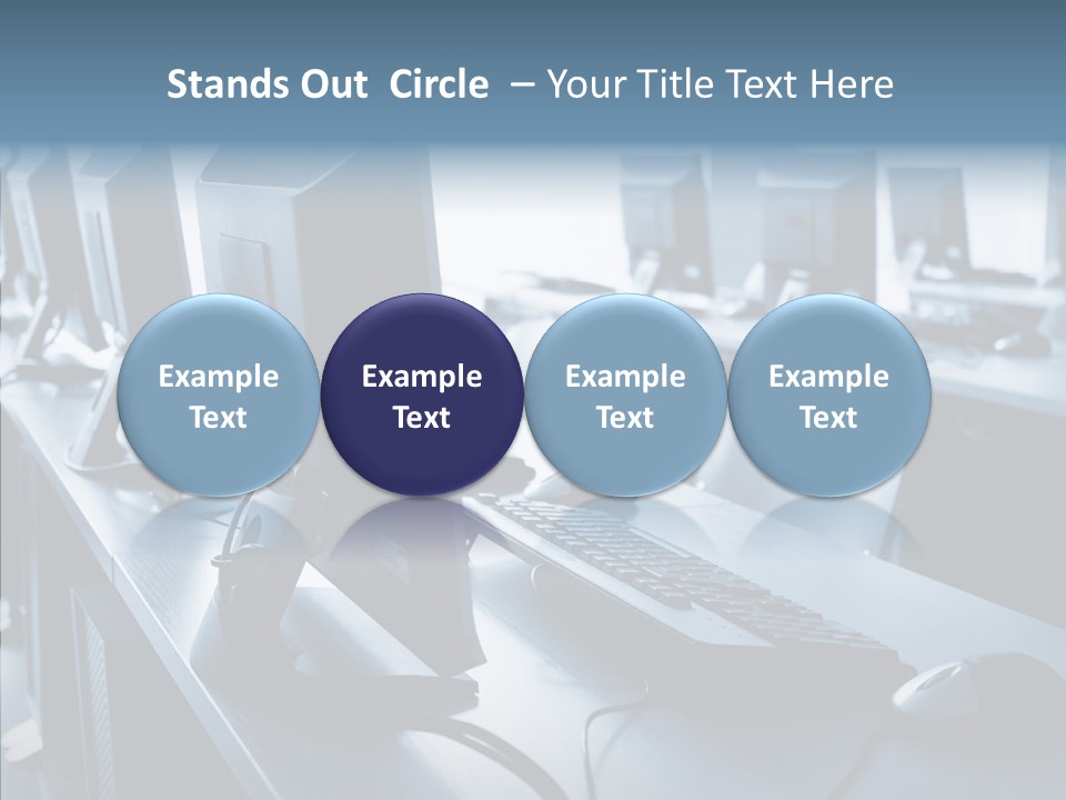 Lab Chairs Business PowerPoint Template