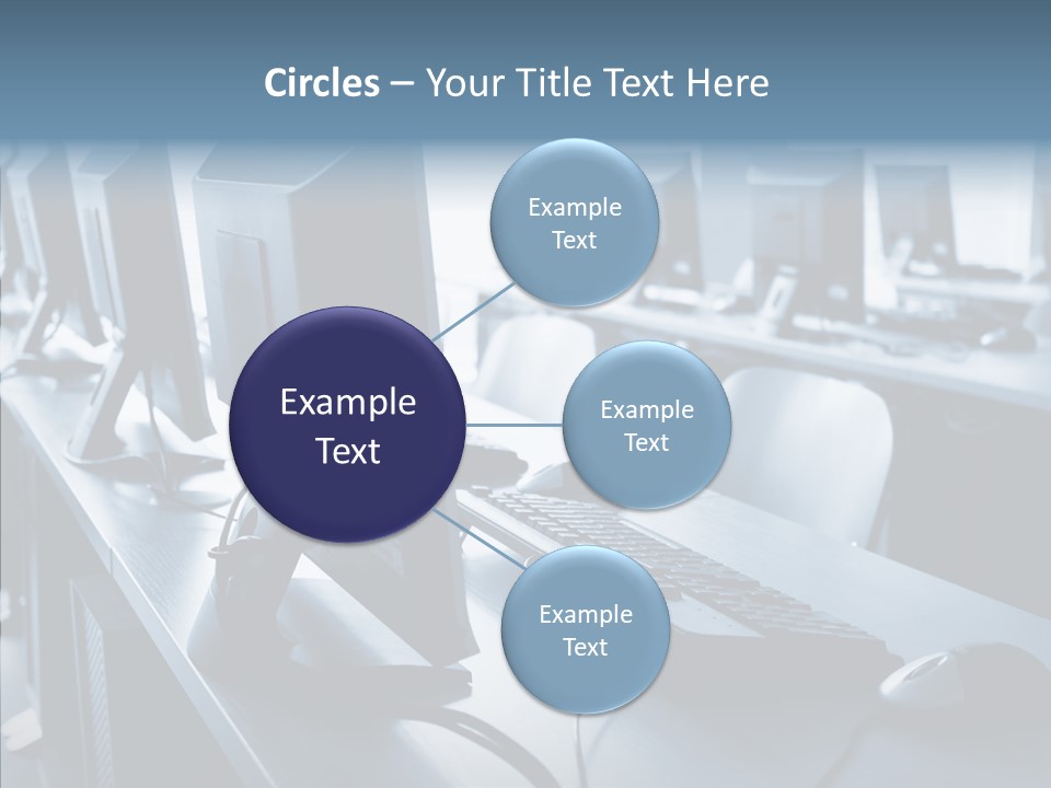 Lab Chairs Business PowerPoint Template
