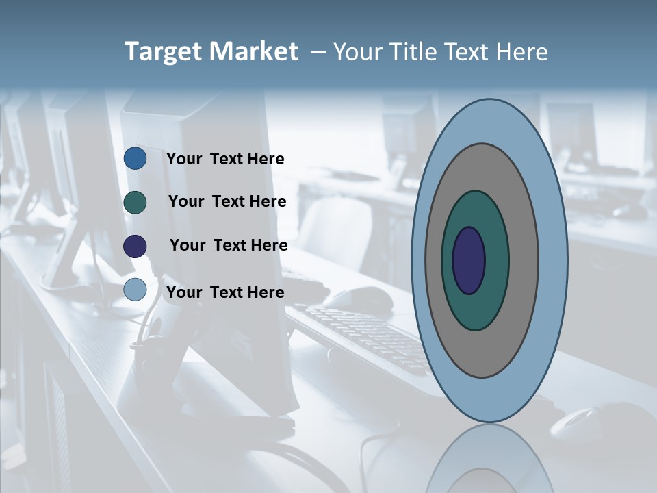 Lab Chairs Business PowerPoint Template