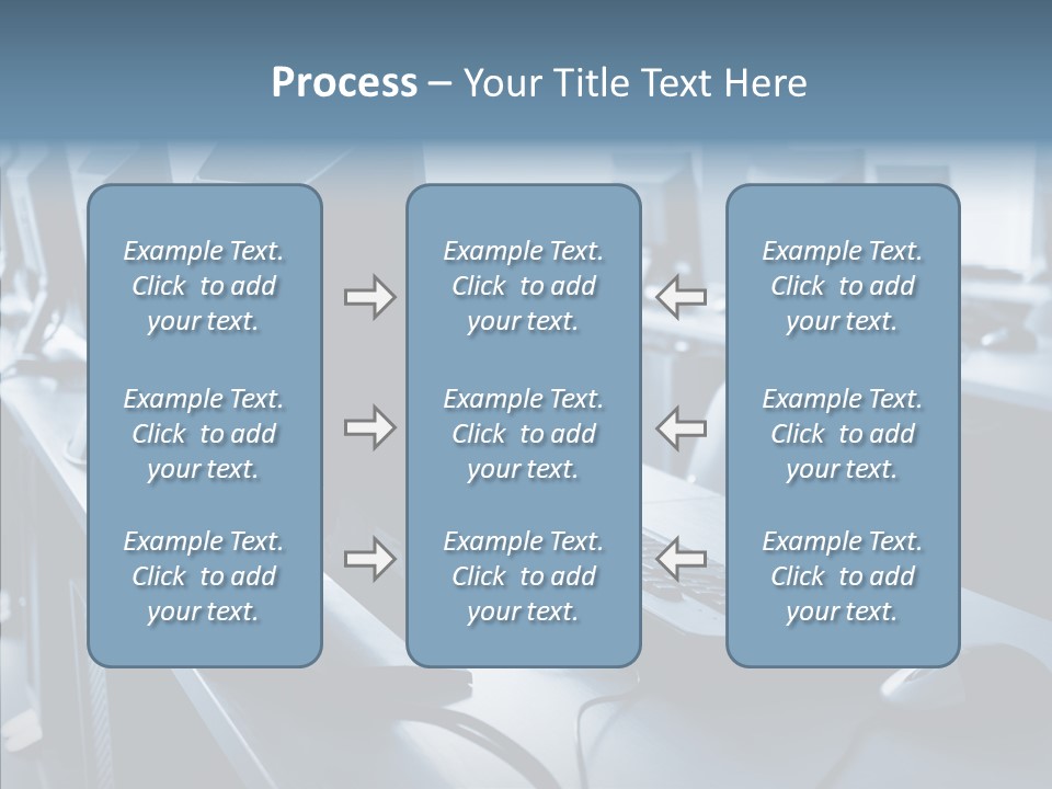Lab Chairs Business PowerPoint Template