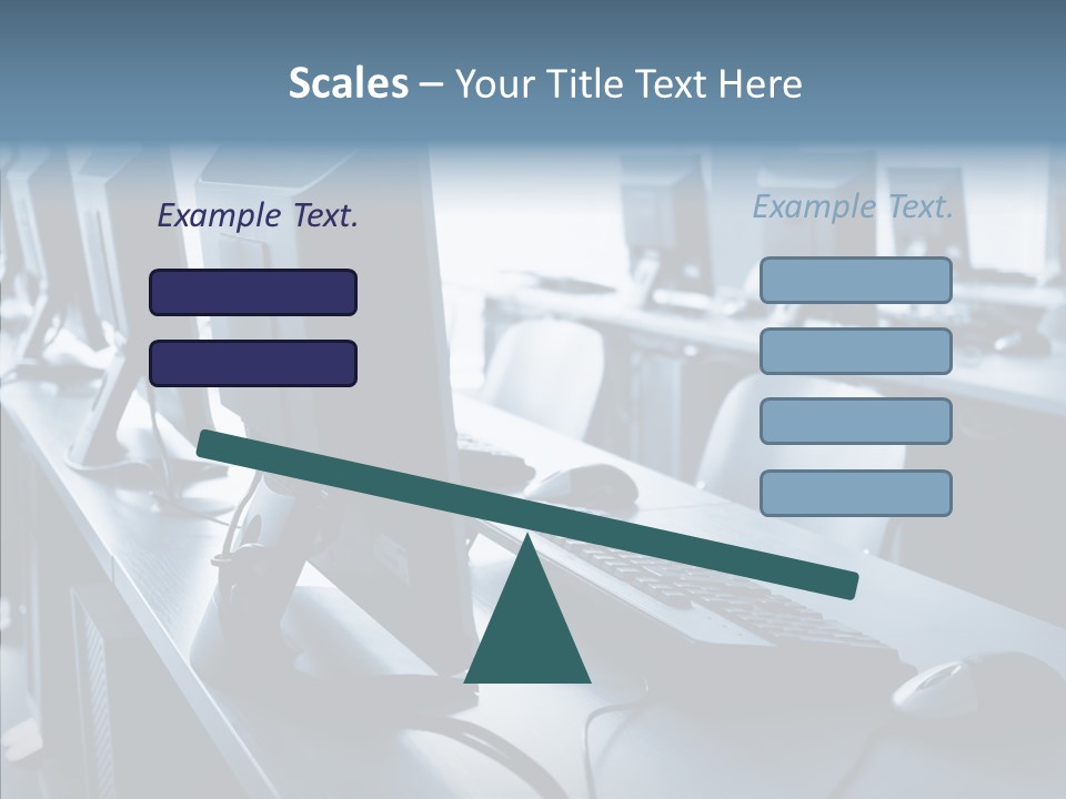 Lab Chairs Business PowerPoint Template