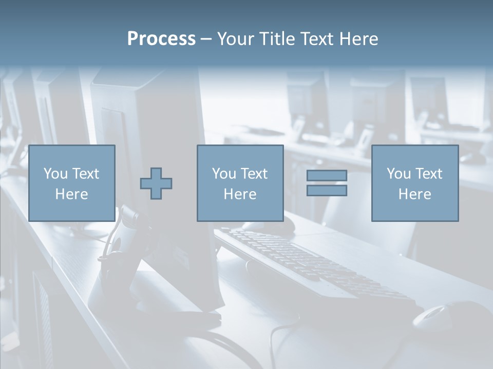 Lab Chairs Business PowerPoint Template