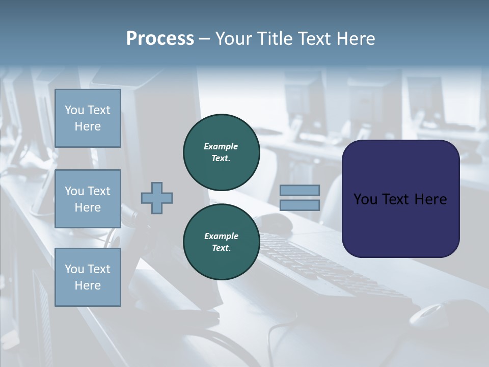 Lab Chairs Business PowerPoint Template