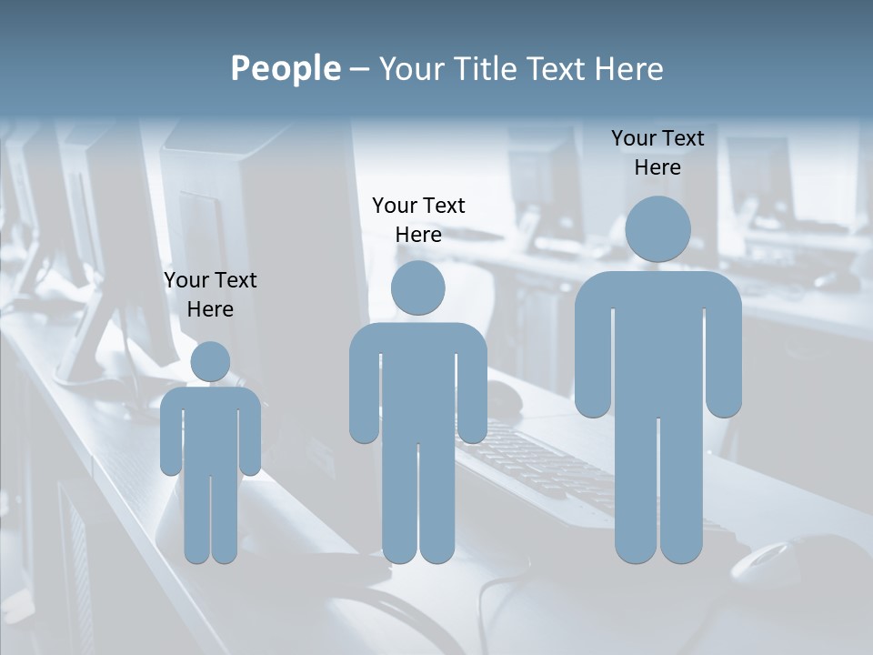 Lab Chairs Business PowerPoint Template