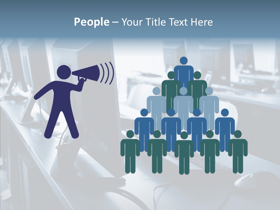 Lab Chairs Business PowerPoint Template