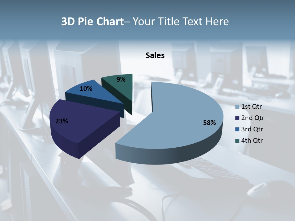 Lab Chairs Business PowerPoint Template