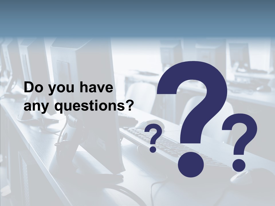 Lab Chairs Business PowerPoint Template