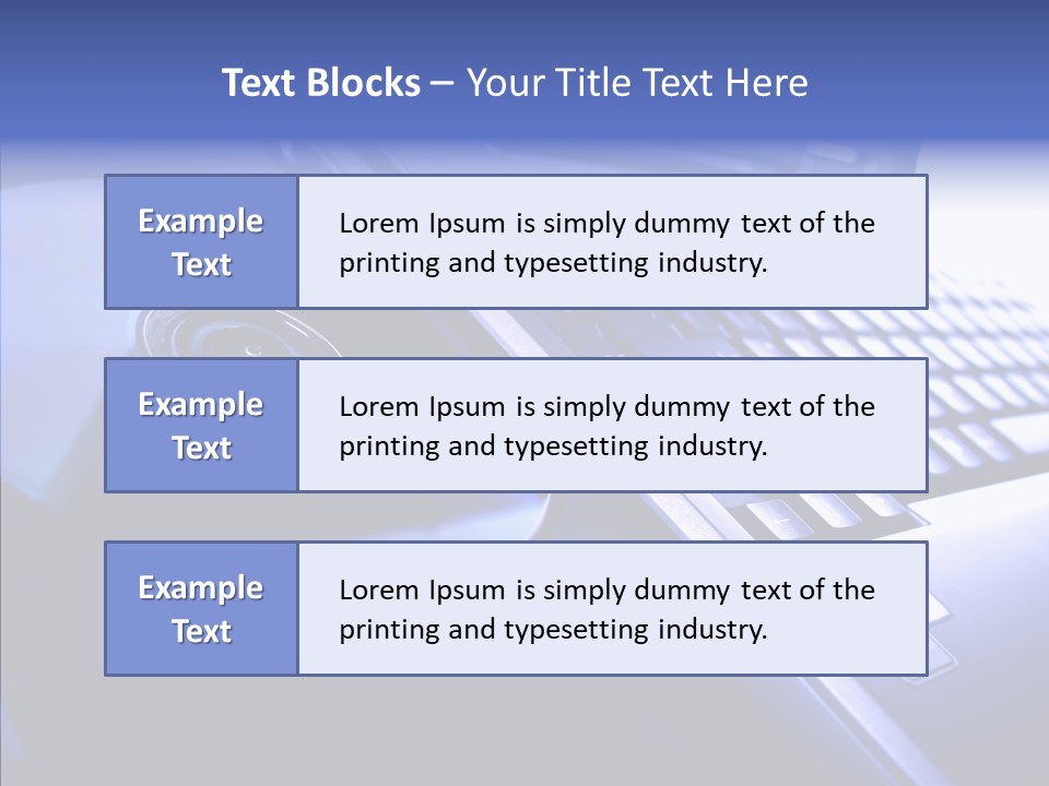 Disk Sparse Sound PowerPoint Template