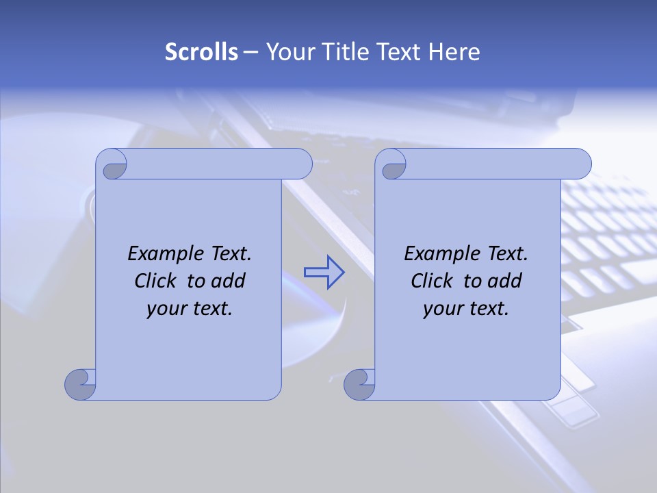 Disk Sparse Sound PowerPoint Template