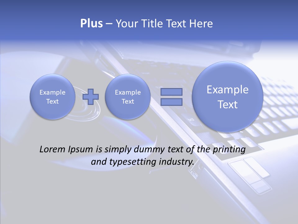 Disk Sparse Sound PowerPoint Template