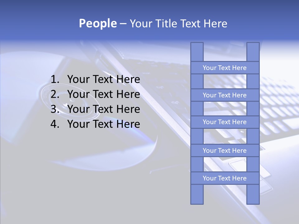 Disk Sparse Sound PowerPoint Template