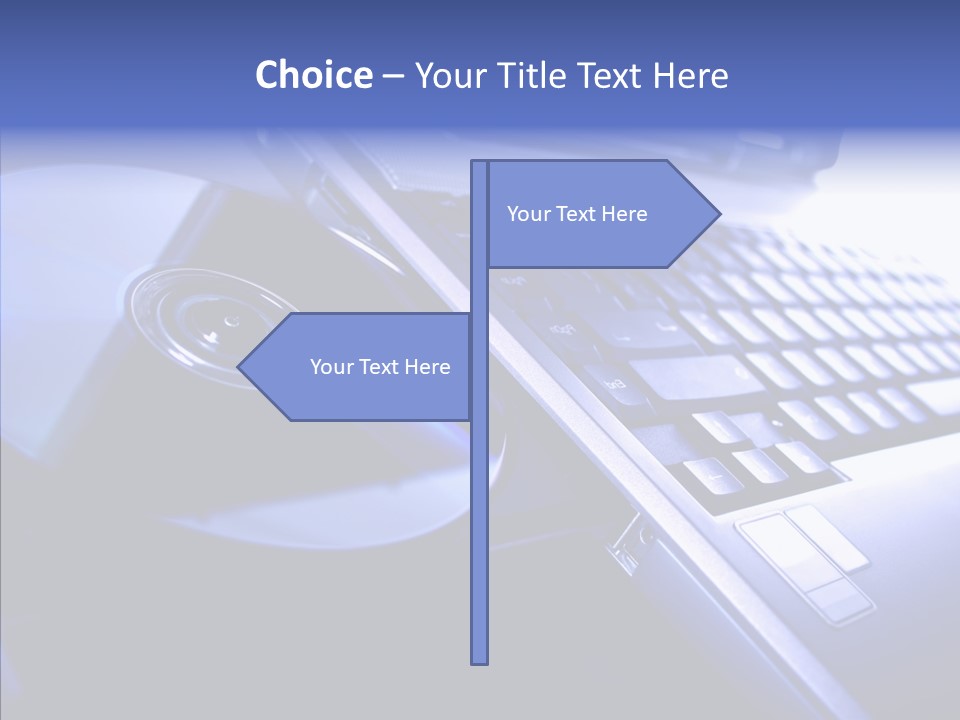 Disk Sparse Sound PowerPoint Template