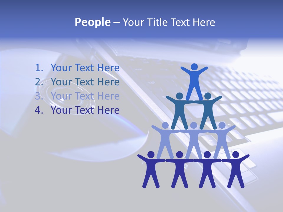 Disk Sparse Sound PowerPoint Template