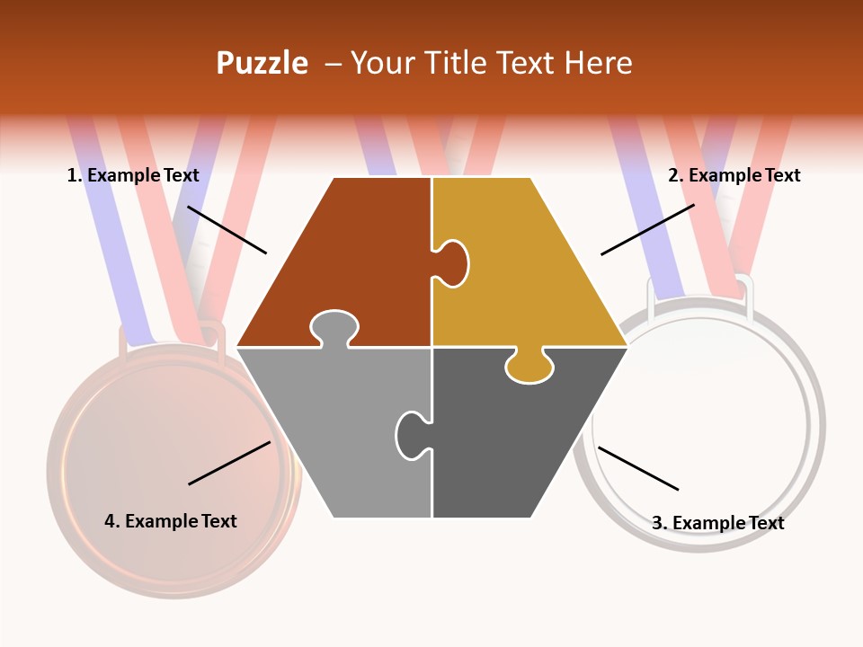 Silver Place Global PowerPoint Template