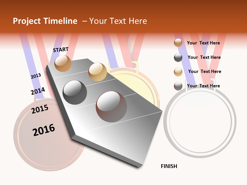 Silver Place Global PowerPoint Template