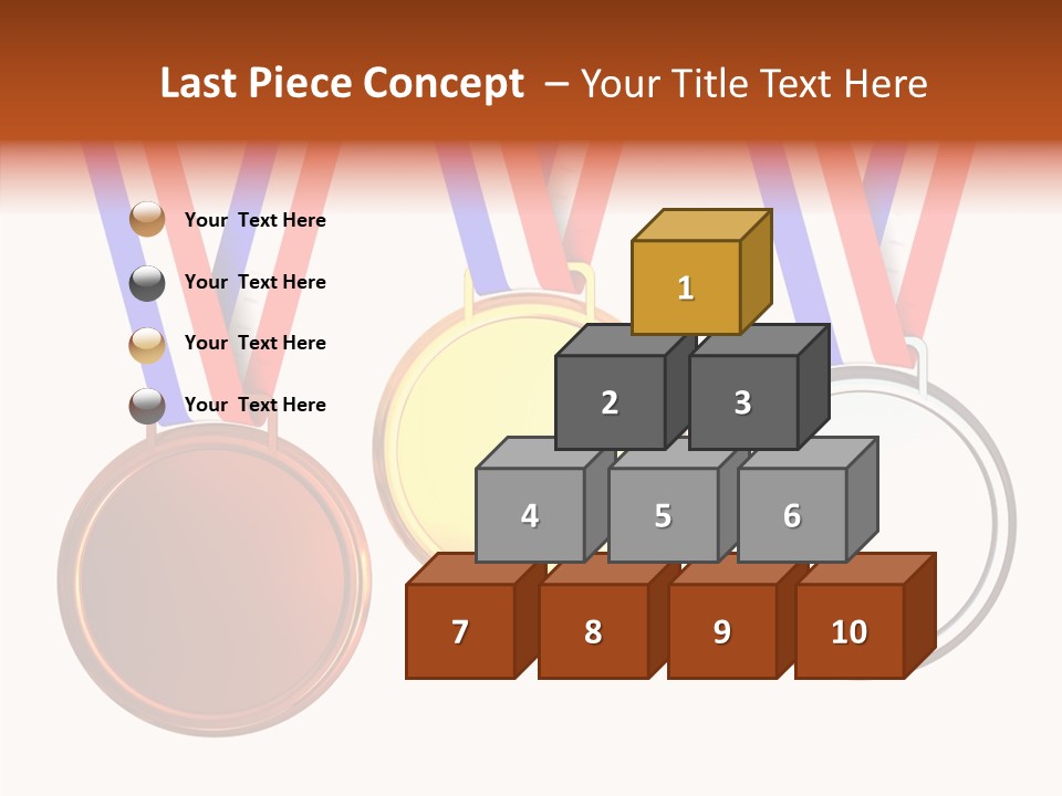 Silver Place Global PowerPoint Template