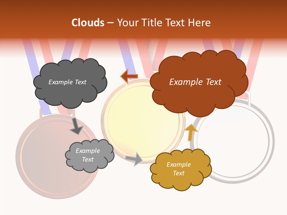 Silver Place Global PowerPoint Template