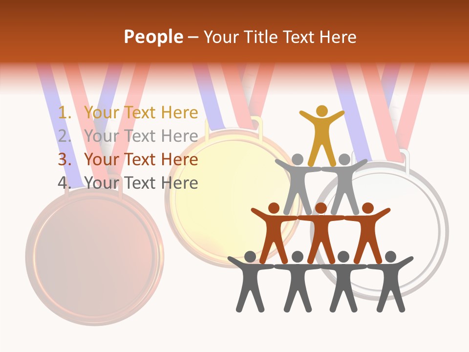 Silver Place Global PowerPoint Template