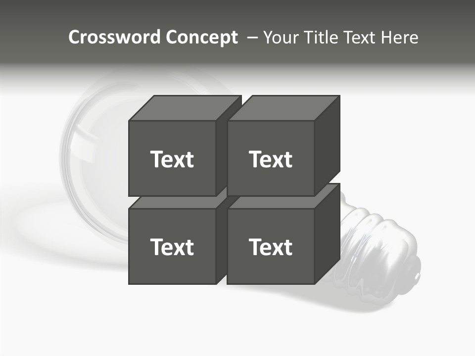 Idea Solutions Part PowerPoint Template