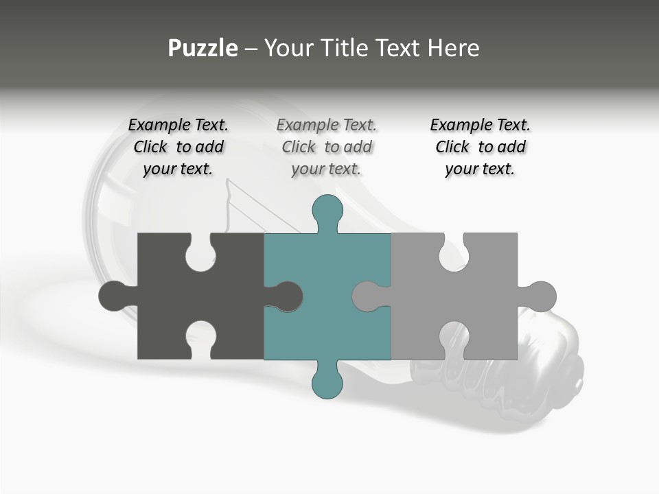 Idea Solutions Part PowerPoint Template