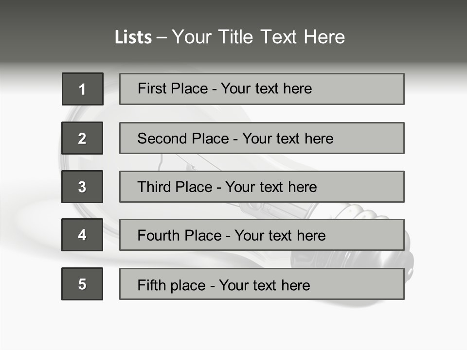 Idea Solutions Part PowerPoint Template