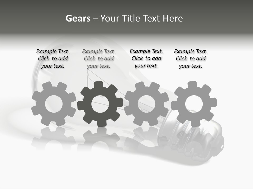 Idea Solutions Part PowerPoint Template