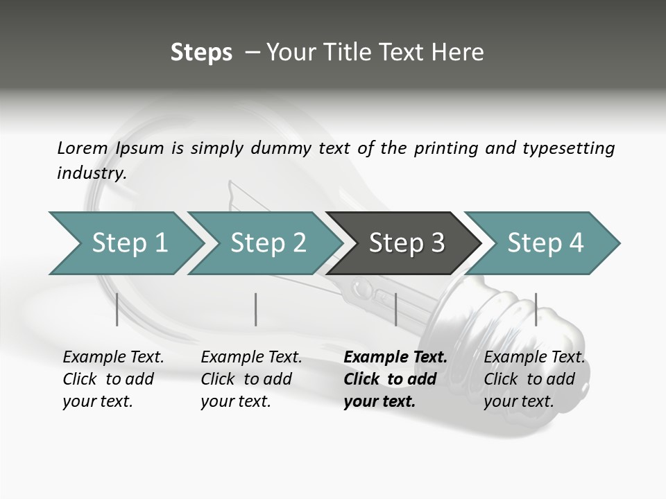 Idea Solutions Part PowerPoint Template