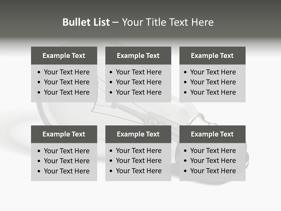 Idea Solutions Part PowerPoint Template