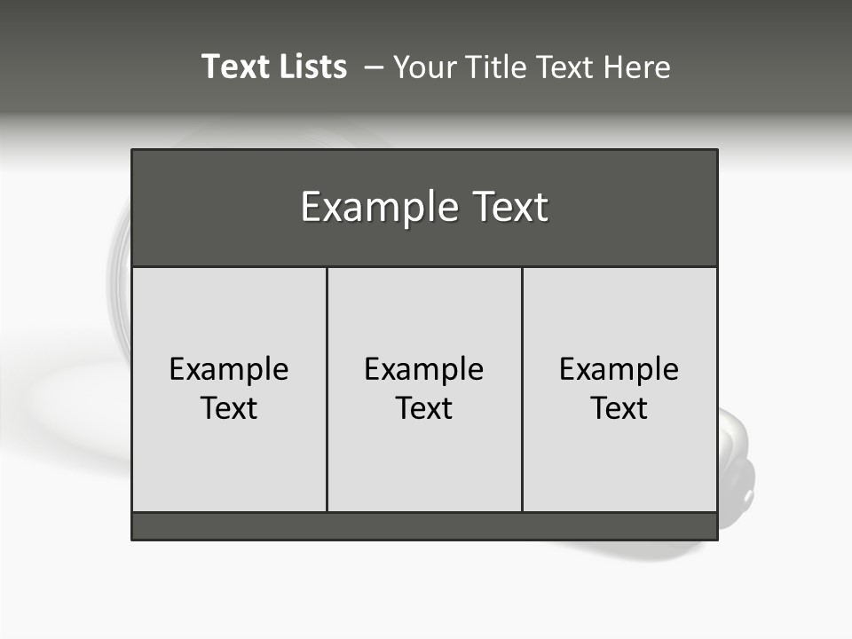 Idea Solutions Part PowerPoint Template