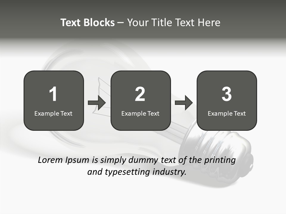 Idea Solutions Part PowerPoint Template